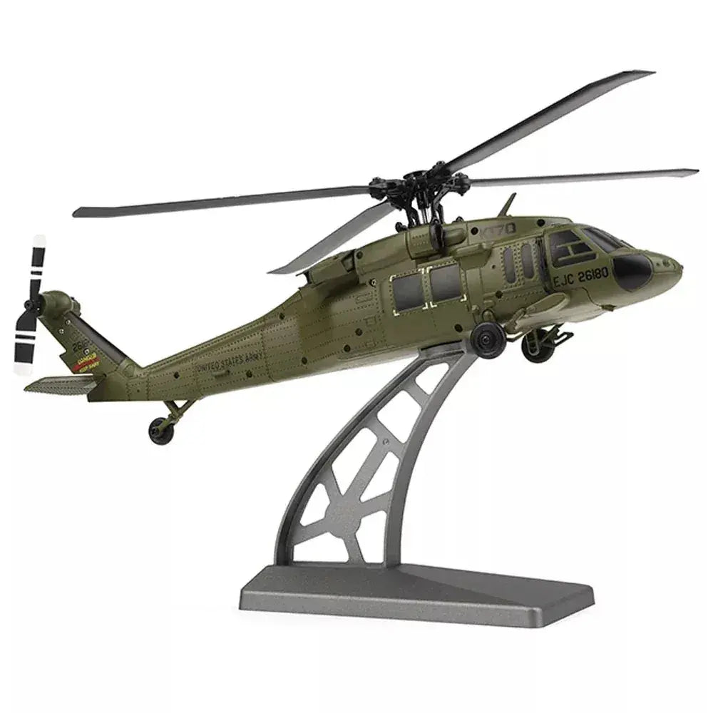 Wltoys K170 UH-60L Black Hawk 2.4G 4CH 4-Blade Brushless Fixed Height Simulation RC Helicopter RTF