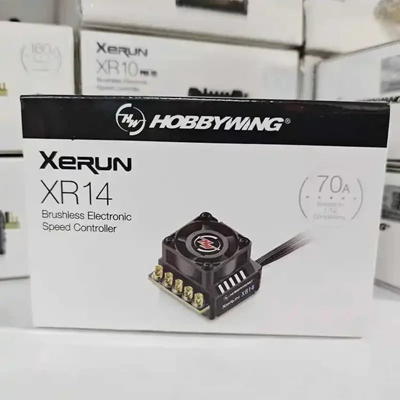 Hobbywing XeRun XR14 70A Sensored Brushless ESC for 1/12 & 1/14 RC On-Road Off-Road Racing