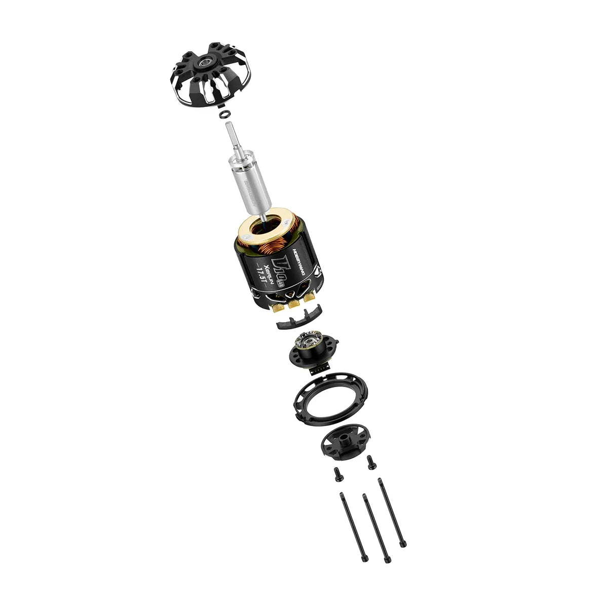 Hobbywing XeRun V10 G4R ROAR Sensored Brushless Motor for 1/10 RC Drift & Racing (13.5T / 17.5T / 21.5T)