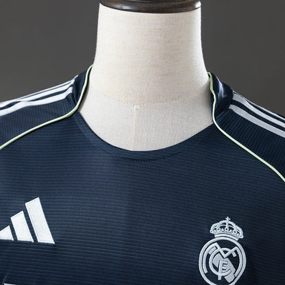 Real Madrid Jersey 25/26 Away Football Kit Long Sleeves