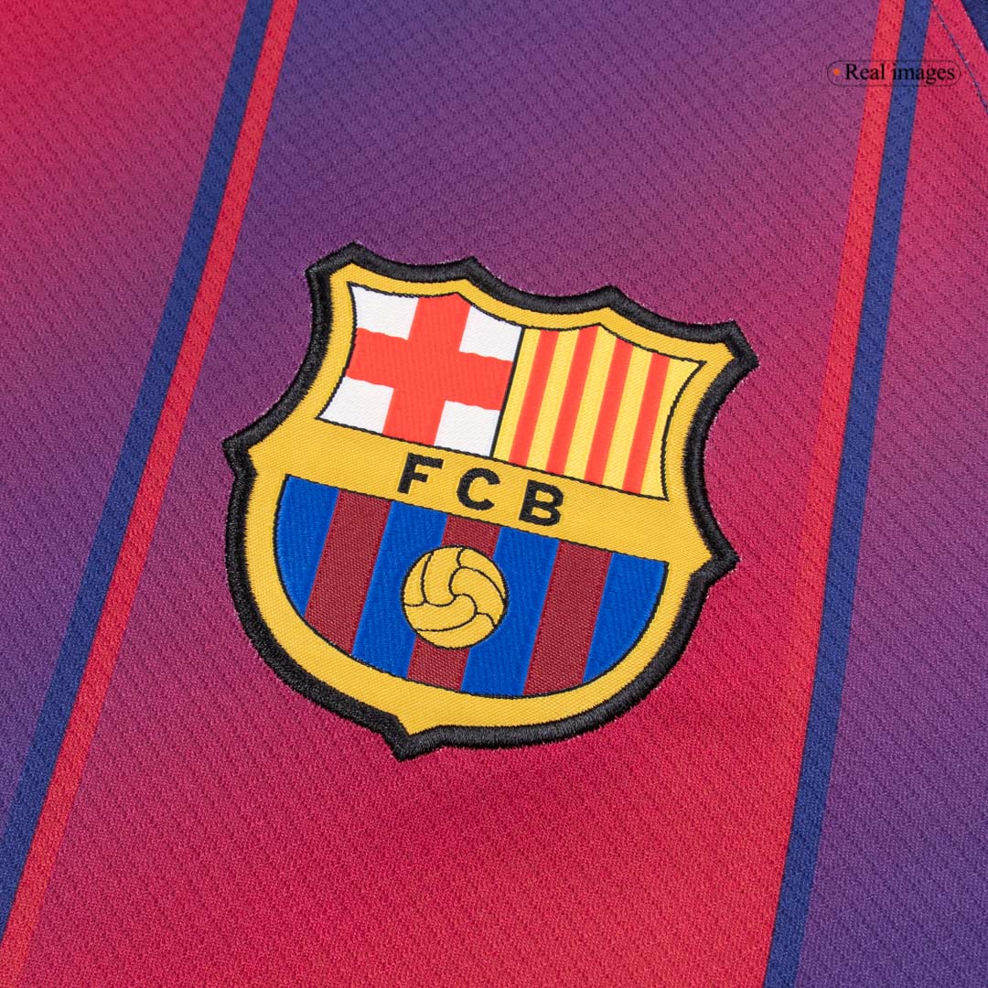F.DE JONG #21 Mens Barcelona Home Jersey 2025/26 - UCL
