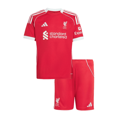 Kids Liverpool Home Kit 2025/26