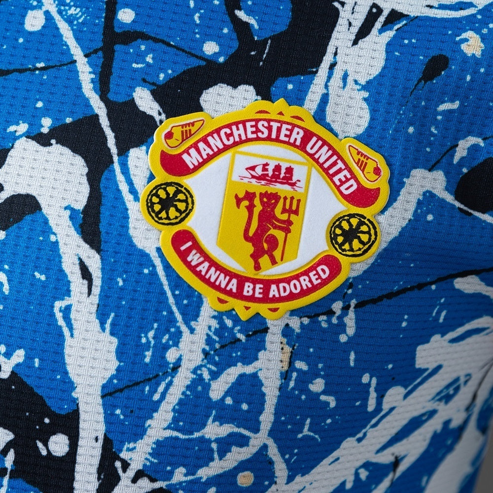 Player Version Manchester United Stone Roses Jersey 2026-2027 Football Kit Soccer Shirt