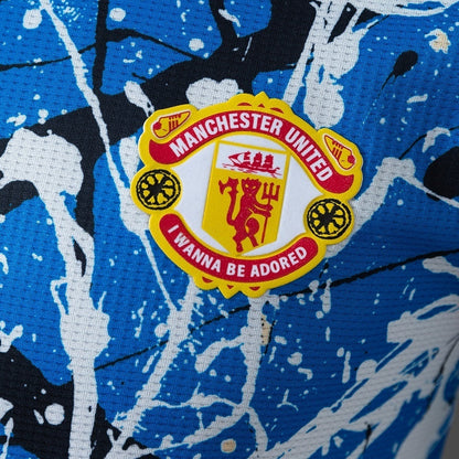 Player Version Manchester United Stone Roses Jersey 2026-2027 Football Kit Soccer Shirt