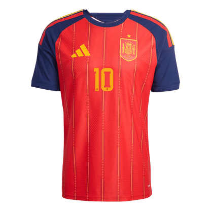 OLMO #10 Mens Spain World Cup Home Jersey 2026 - Player Version (Slim Fit)