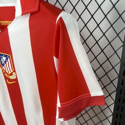 Retro Atletico Madrid Jersey 2002-03 Centenary Football Kit Soccer Shirt