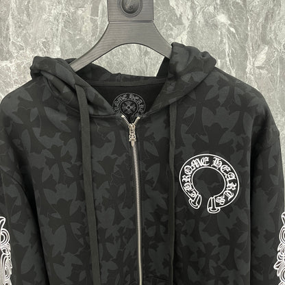 Chrome Hearts Zip Up Hoodie K5028