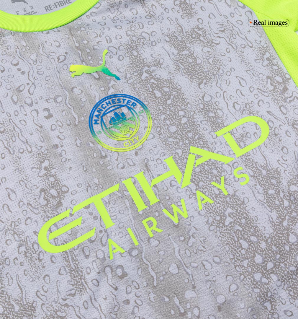 Kids Manchester City Third Kit 2025/26