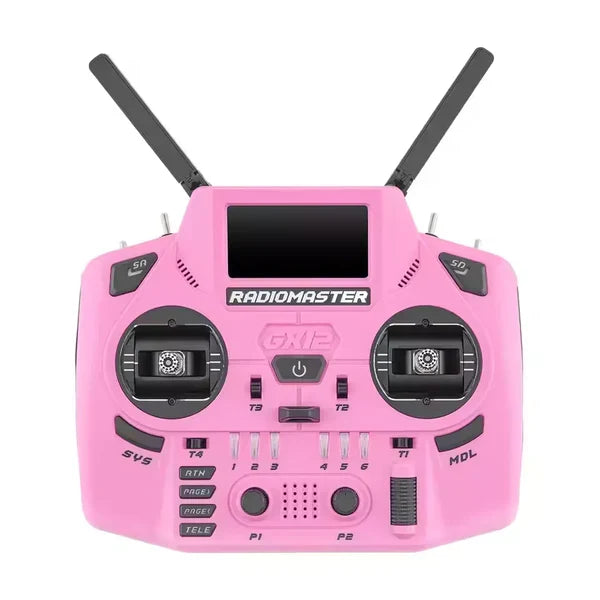 RadioMaster GX12 Crush ExpressLRS Radio Controller 1000Hz CNC Hall Gimbal Dual Band 16CH Transmitter for FPV Drones