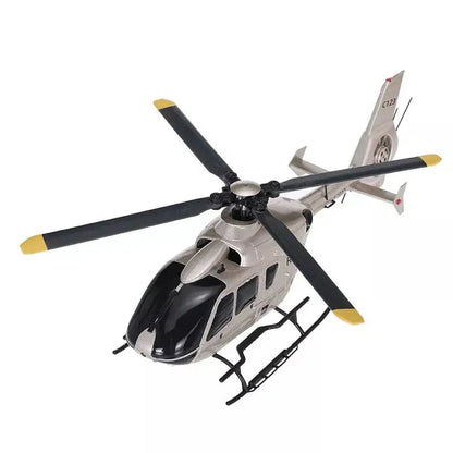 RCERA C123 EC135 4CH 6-Axis Gyro Dual Brushless Direct Drive Optical Flow Air Pressure Altitude Hold True Ducted RC Helicopter RTF