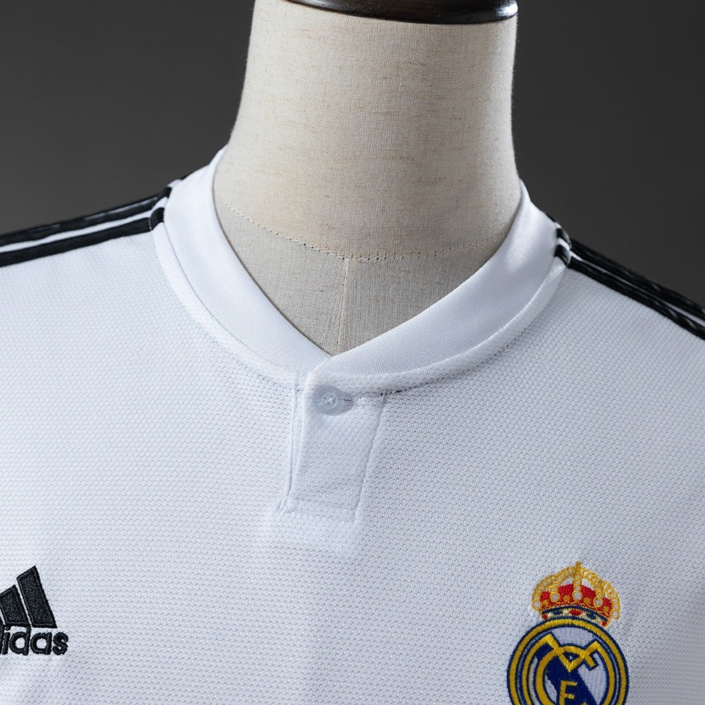 Real Madrid Home Jersey 2018-19 Retro Football Kit Soccer Shirt