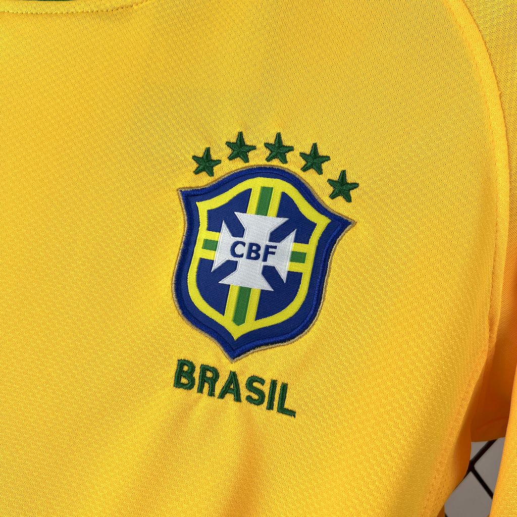 Retro Brazil Jersey 2010 Home Football Kit Soccer Jersey