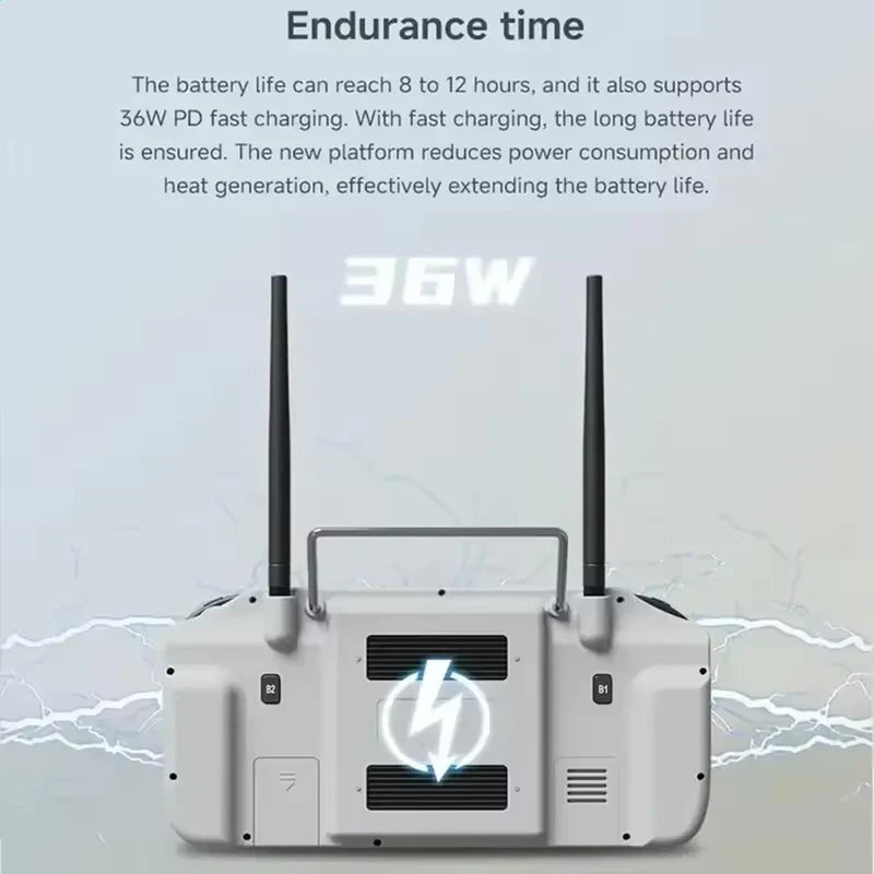 Skydroid G20 Smart Remote Controller Android 13 Ground Station with 30KM Dual-Band 2.4G/5.8G Video Transmission and 7-Inch Display
