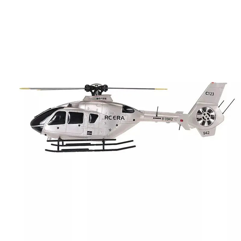 RCERA C123 EC135 4CH 6-Axis Gyro Dual Brushless Direct Drive Optical Flow Air Pressure Altitude Hold True Ducted RC Helicopter RTF