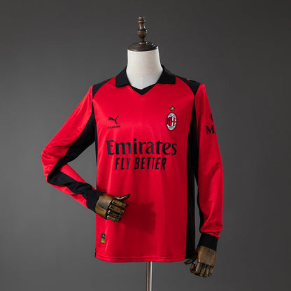 AC Milan Fourth Jersey 25/26 Long Sleeves Football Kit Soccer Shirt