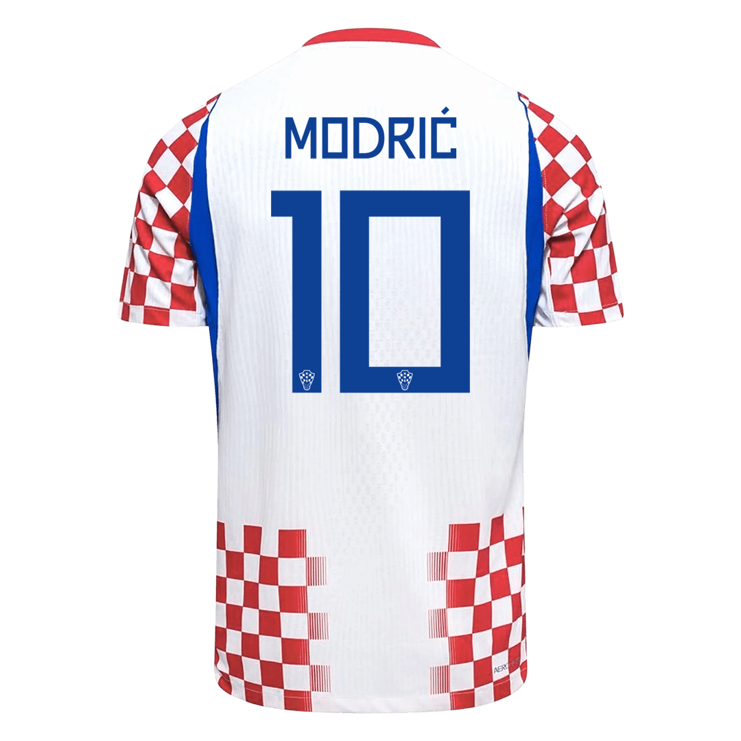 MODRIĆ #10 Mens Croatia World Cup Home Jersey 2026 - Player Version (Slim Fit)