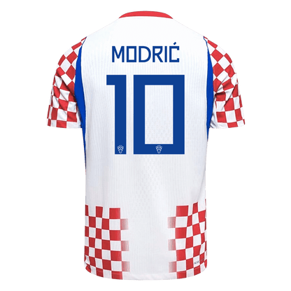 MODRIĆ #10 Mens Croatia World Cup Home Jersey 2026 - Player Version (Slim Fit)