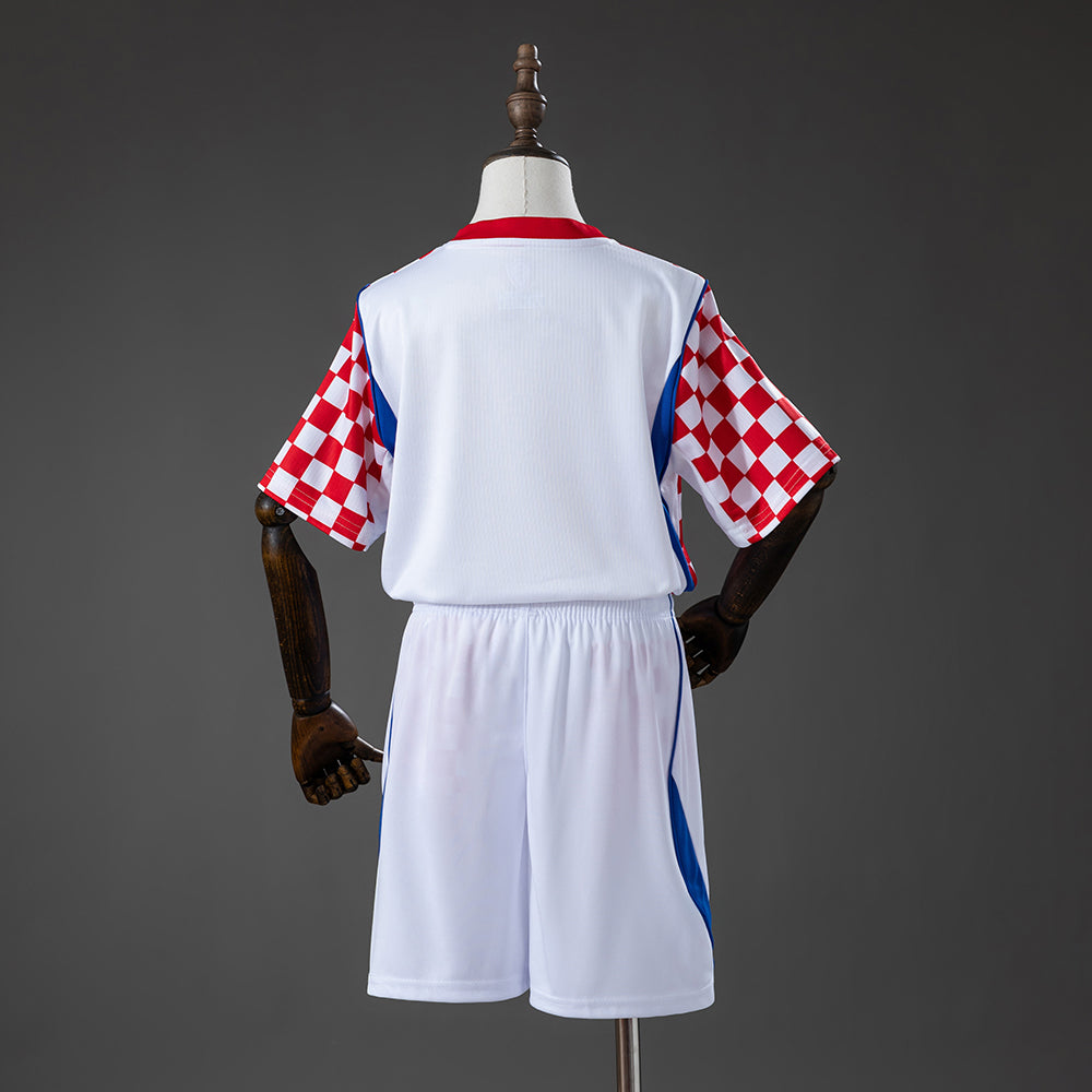 Kids Croatia Home Jersey 2026 World Cup Football Kit Soccer Shirt