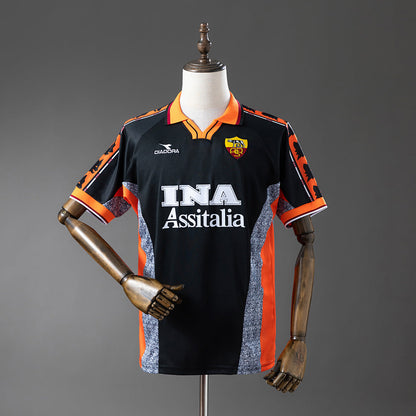 Rome Third Jersey 1998-99 Retro Football Kit Soccer Jersey