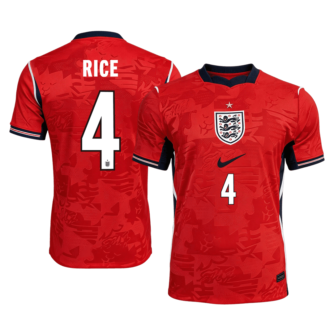 RICE #4 Mens England World Cup Away Jersey 2026