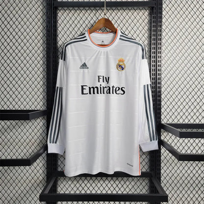 Real Madrid Home Jersey 13/14 Long Sleeve retro Football Kits