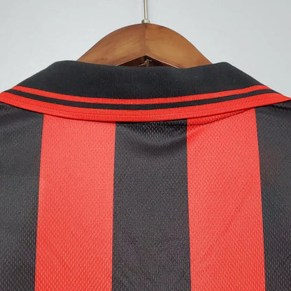 AC Milan Retro Jersey 1996/97 Home Football Jersey Soccer Shirt