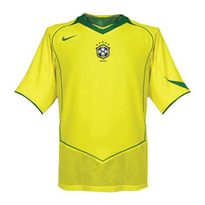 Retro 2004 Mens Brazil Home Jersey
