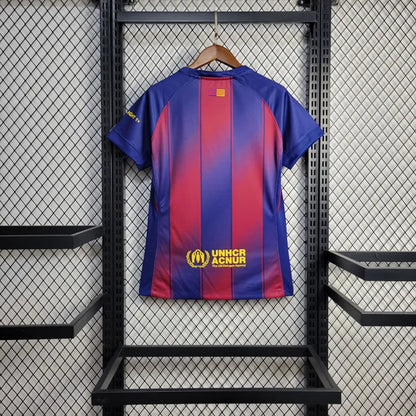 Women Barcelona Jersey 25/26 Home Football Kit Soccer Jersey
