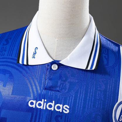 Schalke 04 Jersey 1996-97 Home Retro Football Kit