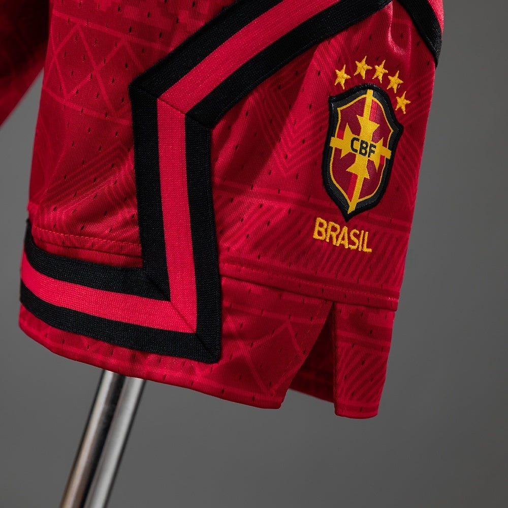Brazil Basketball Shorts 2026 Red