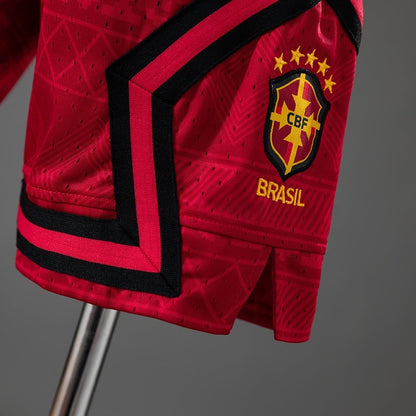 Brazil Basketball Shorts 2026 Red