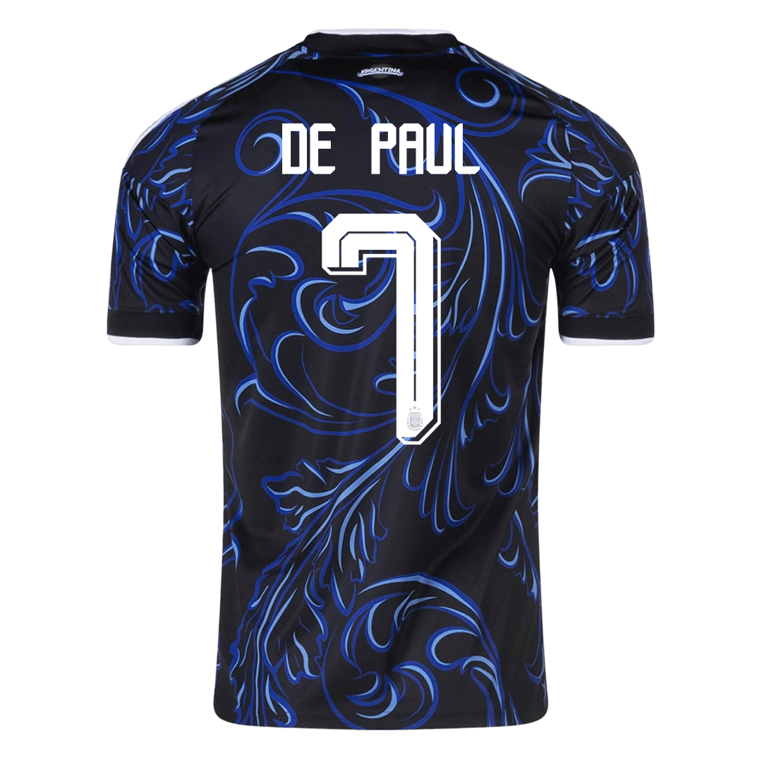 DE PAUL #7 Mens Argentina World Cup Away Jersey 2026