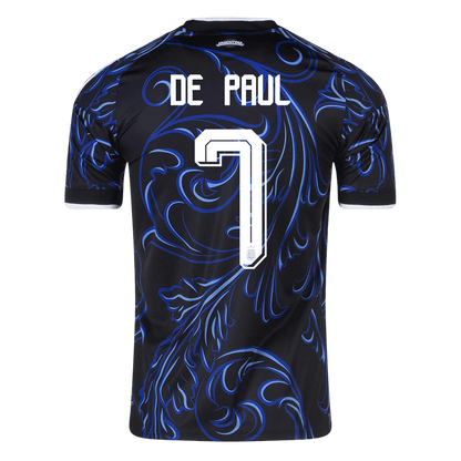 DE PAUL #7 Mens Argentina World Cup Away Jersey 2026