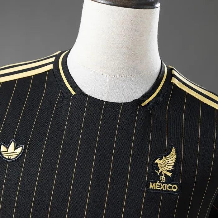 Mexico Terrace Icons T-Shirt Black 2026 World Cup Football Kit Soccer Shirt