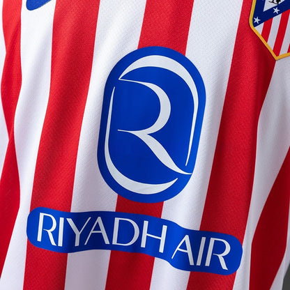 Atletico Madrid Jersey 25/26 Home Football Kit Long Sleeves