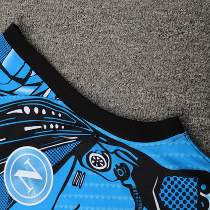 SSC Napoli Vest Set Training Tracksuits 25/26 Football Kit Soccer Jersey
