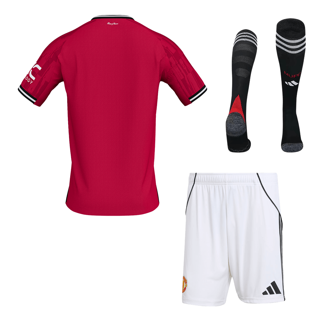 Men's Manchester United Home Full Kit 2025/26 [PREMIUM]