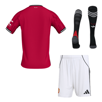 Men's Manchester United Home Full Kit 2025/26 [PREMIUM]