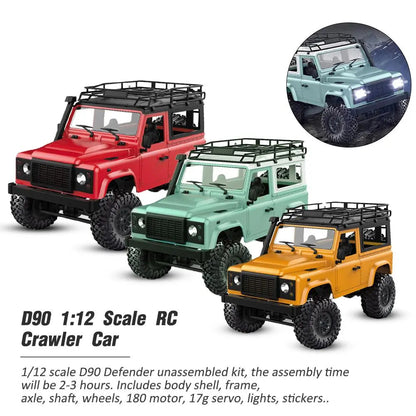 MN-90K D90 1/12 Scale 2.4G 4WD RC Rock Crawler Climbing Car Assembled Complete Vehicle RTR