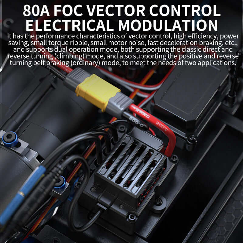 MJX Hyper Go H8H+ V2 RC Car Upgrade 1/8 2.4G Professional Crawler Off Road Vehicle With Front Rear Diff Lock
