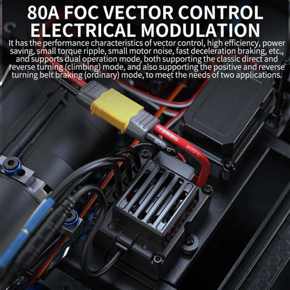 MJX Hyper Go H8H+ V2 RC Car Upgrade 1/8 2.4G Professional Crawler Off Road Vehicle With Front Rear Diff Lock