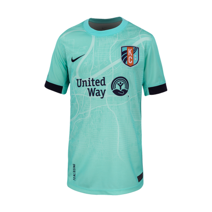Nike Kansas City Current 2025 Youth Away Jersey