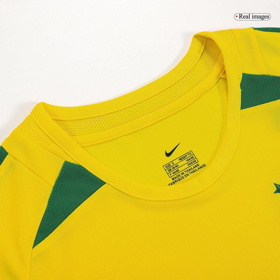 Retro RONALDO #9 2002/03 Mens Brazil Home Jersey