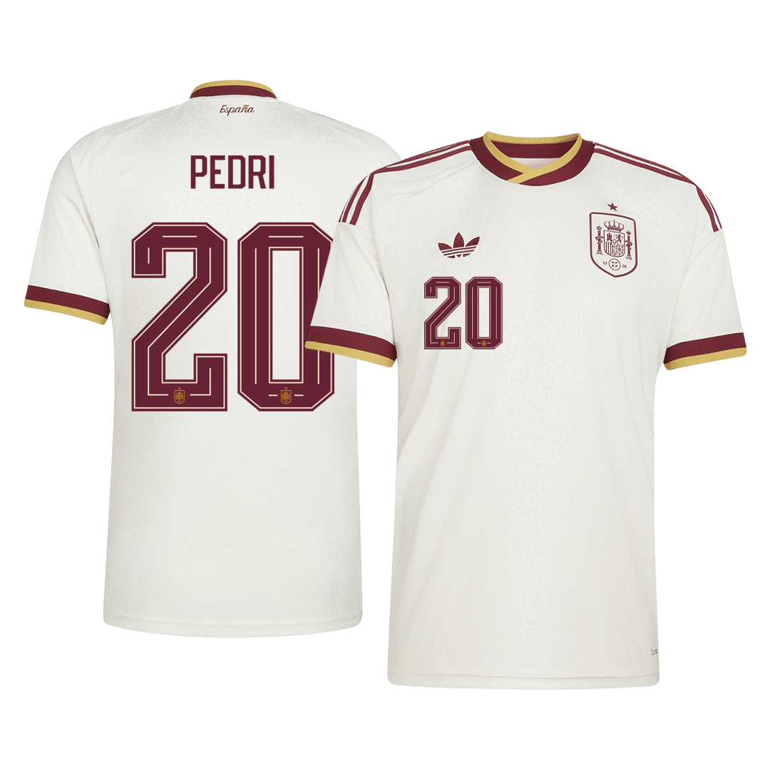 PEDRI #20 Mens Spain World Cup Away Jersey 2026