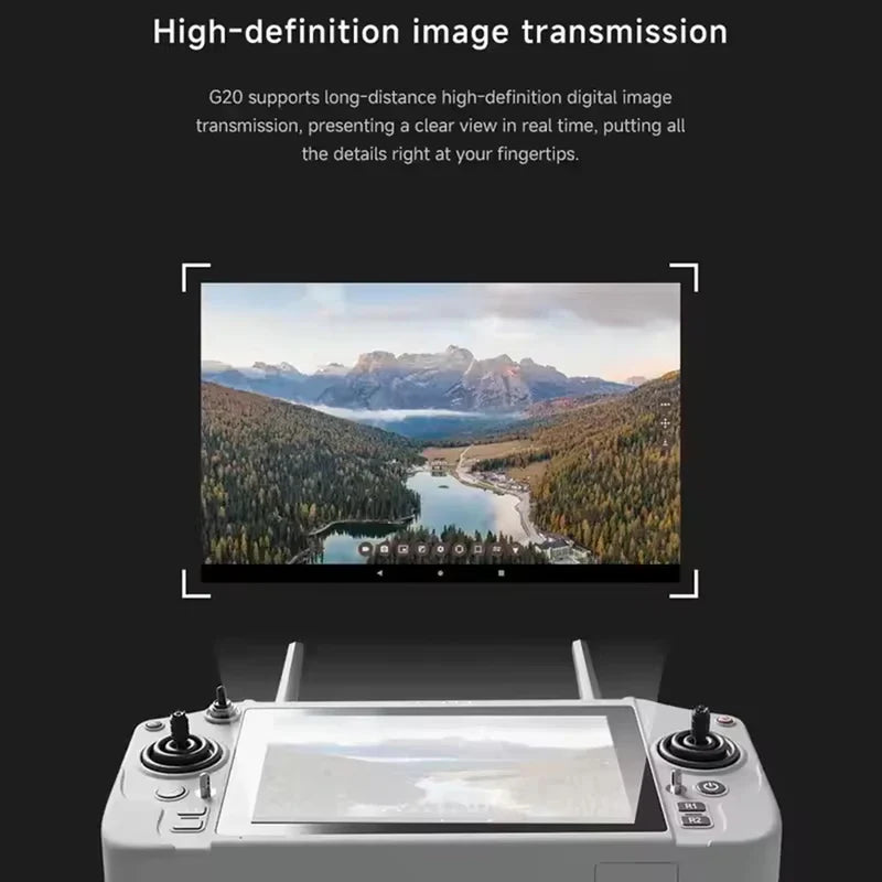 Skydroid G20 Smart Remote Controller Android 13 Ground Station with 30KM Dual-Band 2.4G/5.8G Video Transmission and 7-Inch Display