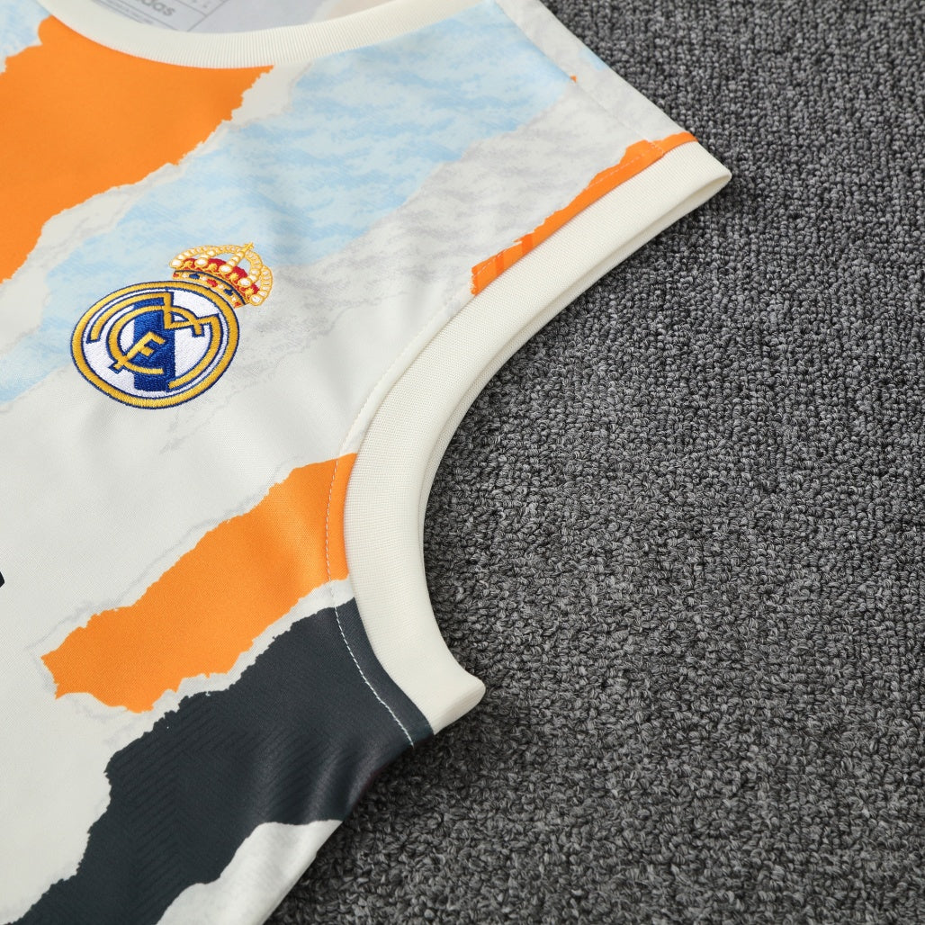 Real Madrid Vest Set Training Tracksuits 25/26 Football Kit Soccer Jersey