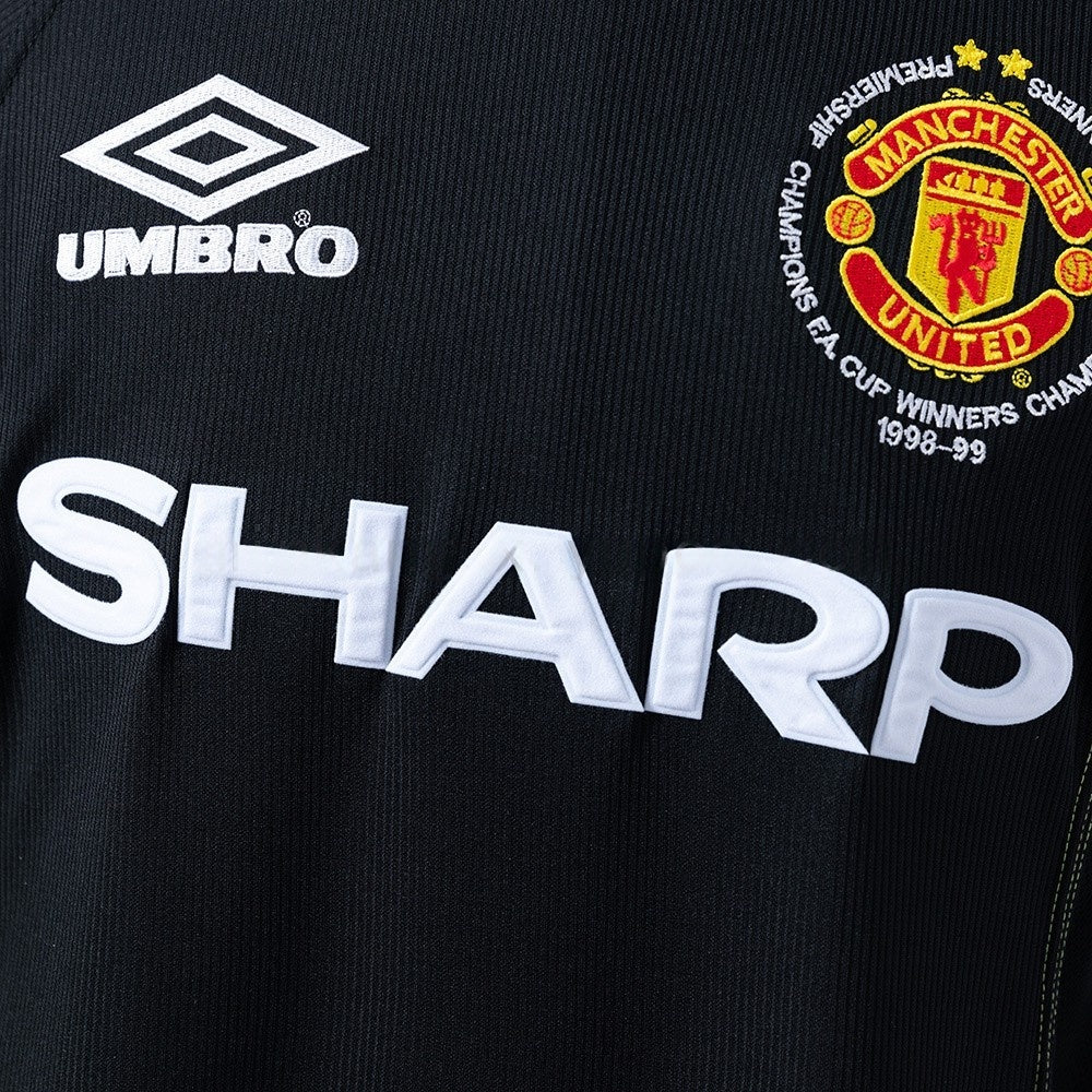 Manchester United Jersey 1998-99 Third Retro Kit Long Sleeves