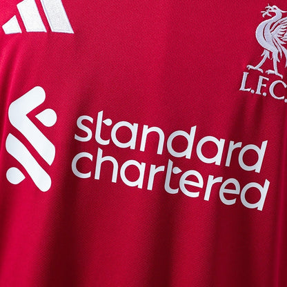 Liverpool Jersey 25/26 Home Football Kit Long Sleeves