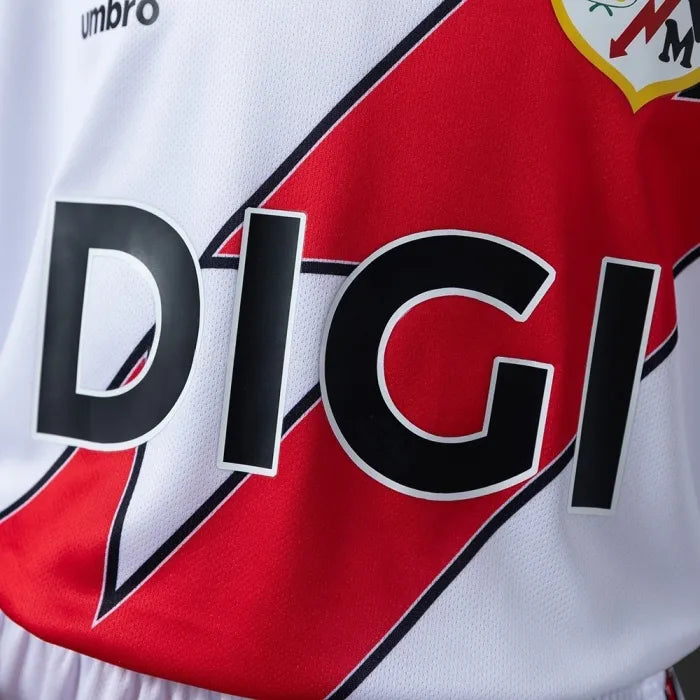 Kids Rayo Vallecano Jersey 2025/26 Home Football Kit