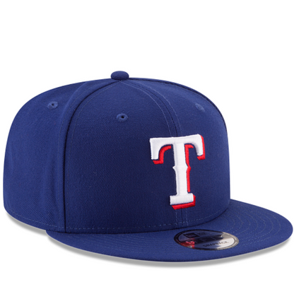 TEXAS RANGERS NEW ERA ON FIELD BASIC COLLECTION SNAPBACK 9FIFTY-BLUE